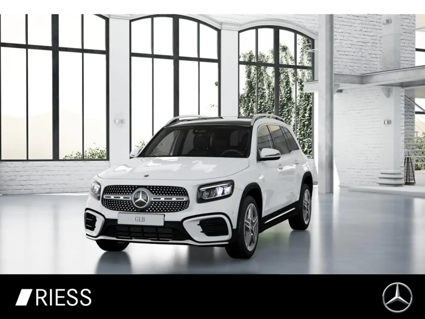 Mercedes-Benz GLB 220 d 4M AMG Sport Pano AHK 7 Sitzer 360 19" Weiß - 1