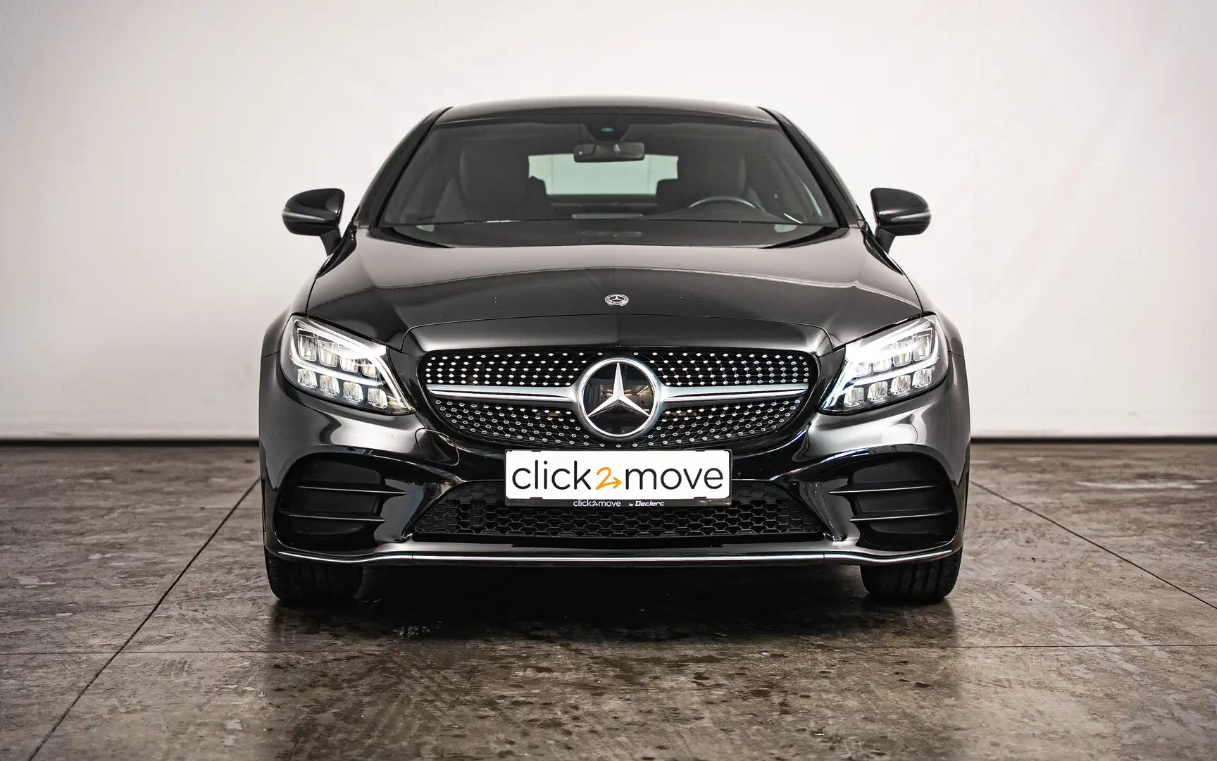 Mercedes-Benz C 180 Coupe Zwart - 2