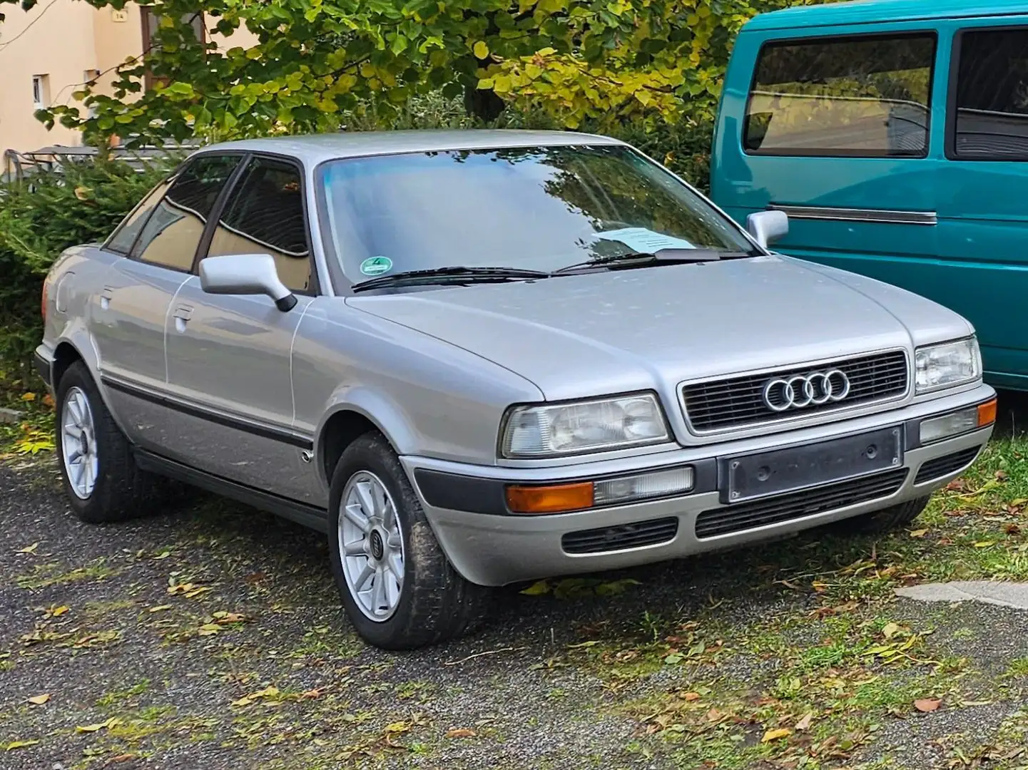 Audi 80 2.8 E Srebrny - 1