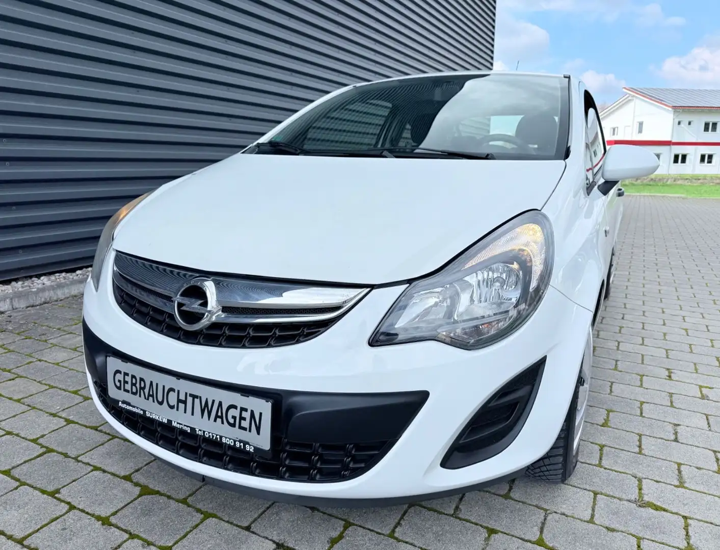 Opel Corsa D 1.2 Ltr.- Selection/Klima/Euro5/TÜV:neu Blanc - 1