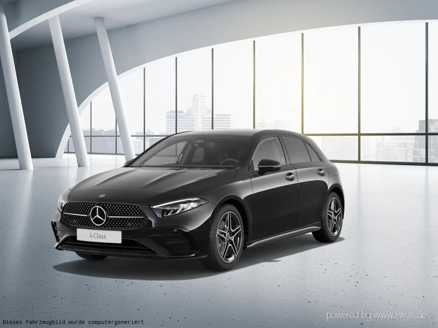 Mercedes-Benz A 180 A 180 AMG Nightpak PanoDach Keyless Go RüKam Navi Schwarz - 2