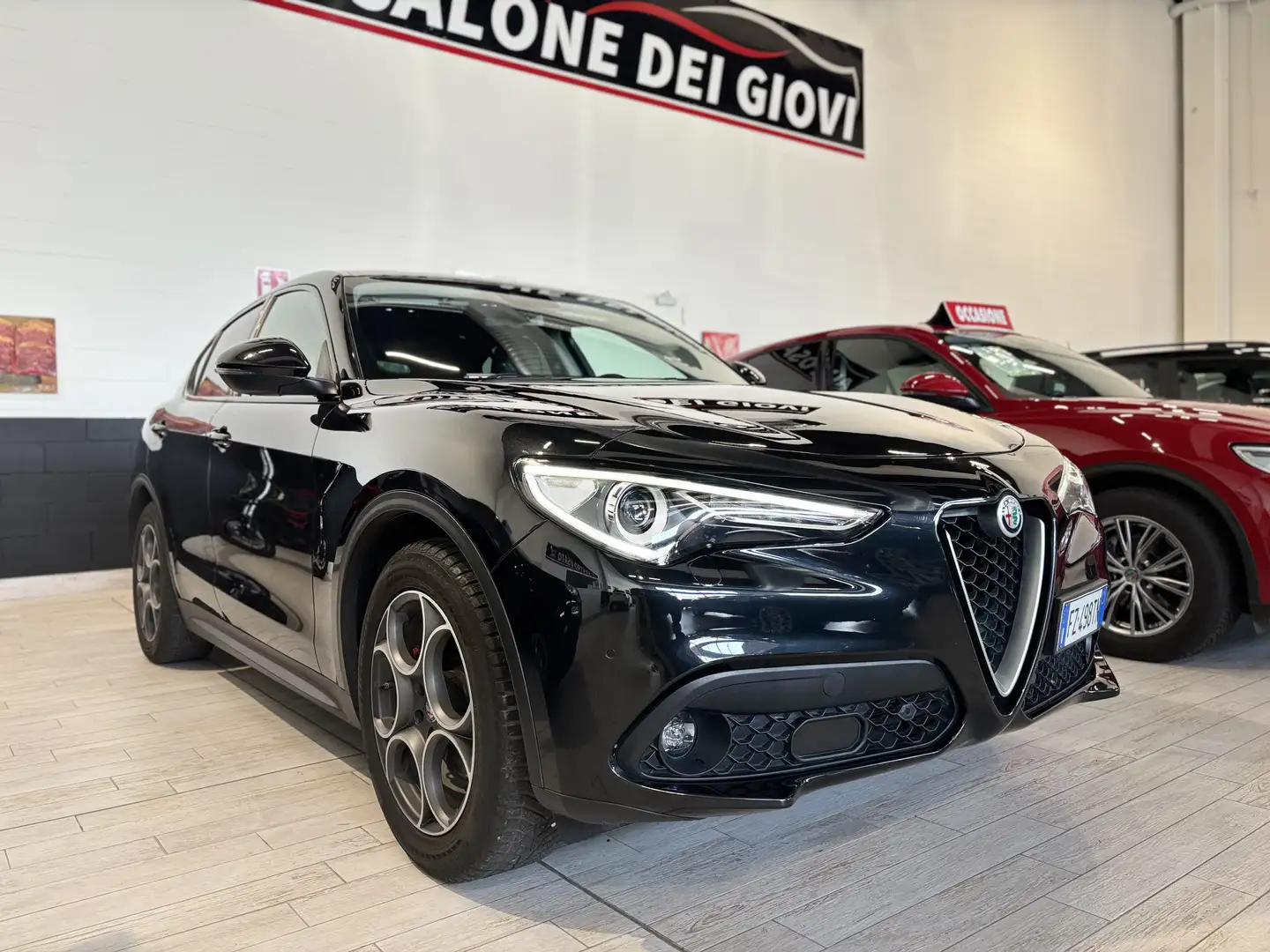 Alfa Romeo Stelvio EXECUTIVE 2.2 190CV KM. CERTIFICATI UNICO PROP. Nero - 2