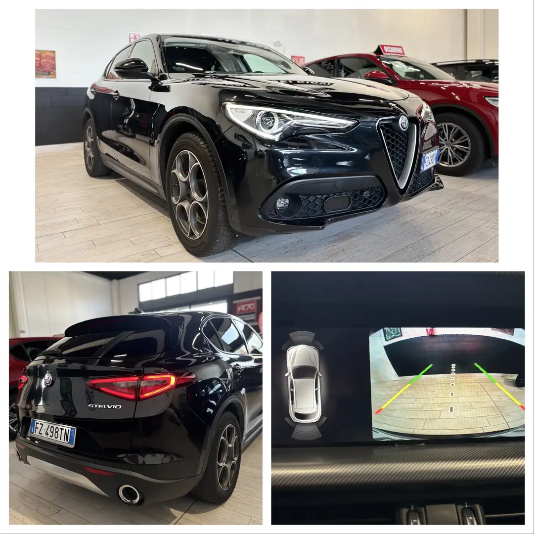 Alfa Romeo Stelvio EXECUTIVE 2.2 190CV KM. CERTIFICATI UNICO PROP. Nero - 1