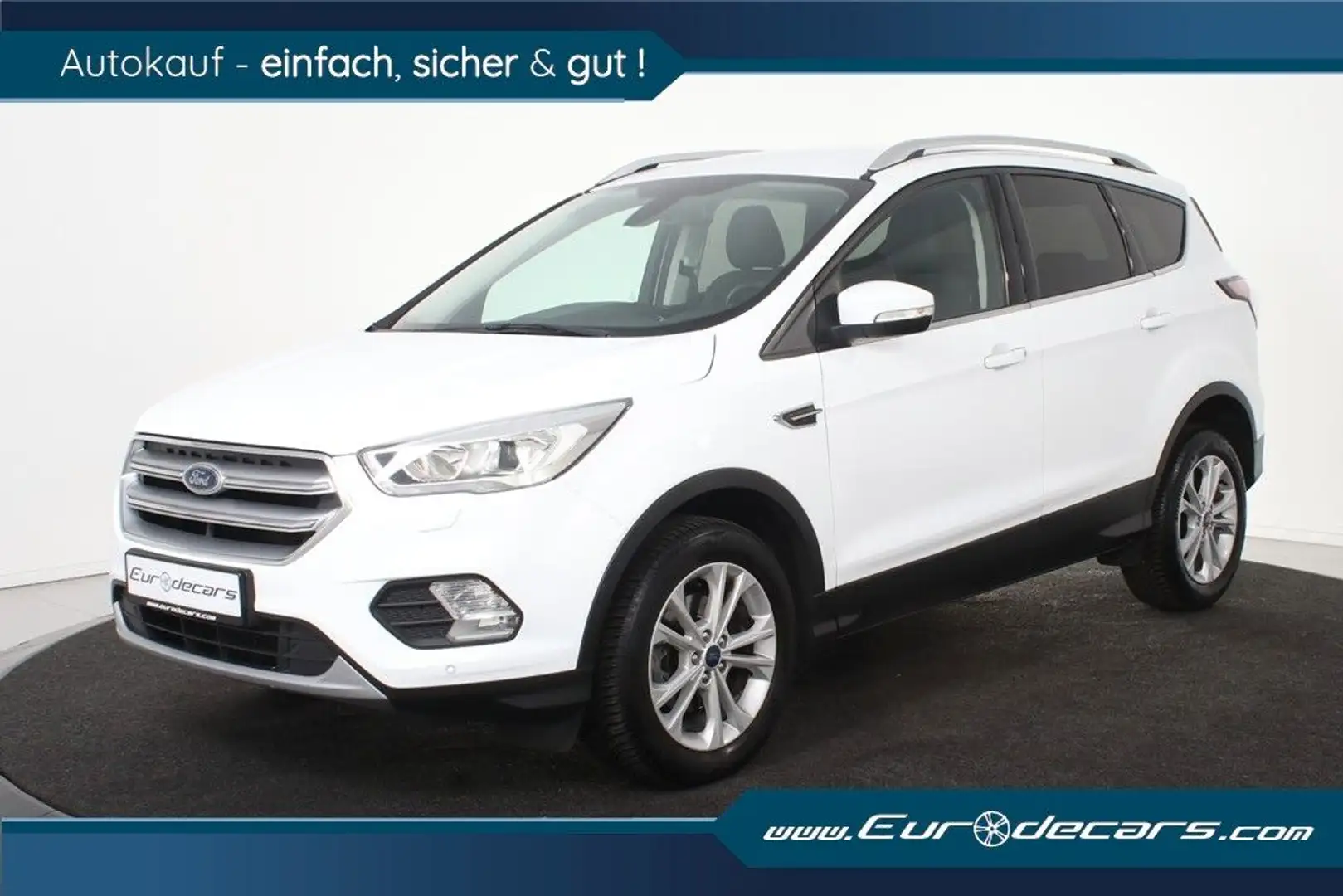 Ford Kuga 1.5 Titanium *T-Leder*Navi*SHZ*Park ass.* Weiß - 1