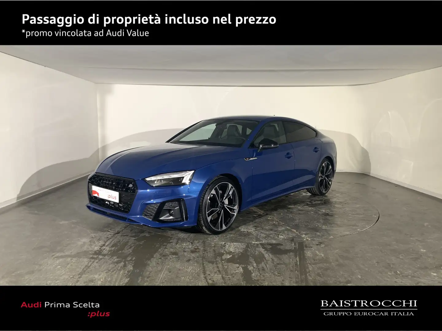 Audi A5 sportback 40 2.0 tdi mhev s line edition 204cv s-t Blu/Azzurro - 1