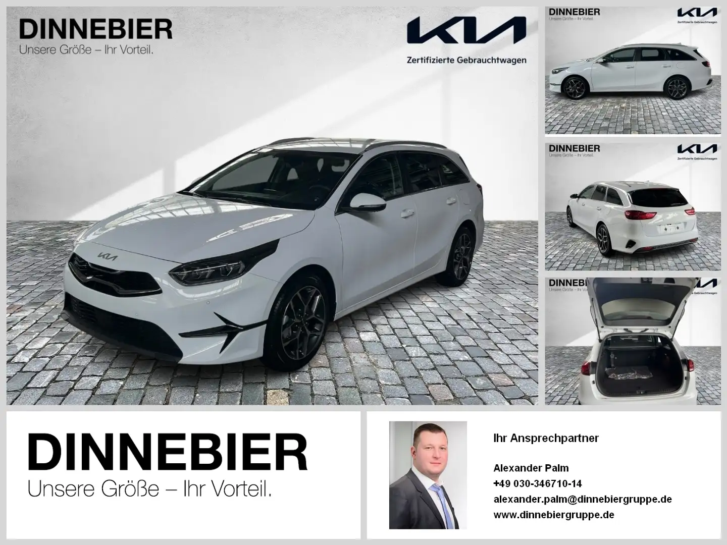 Kia Ceed SW / cee'd SW CEED Sportswagon Ultimate Edition LED+Kamera Blanc - 1