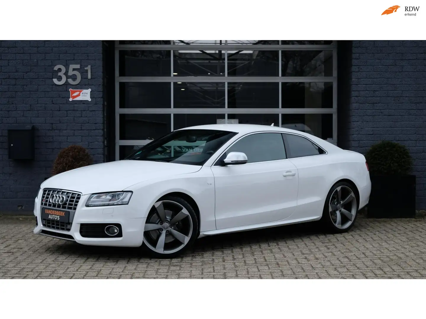 Audi S5 Coupé 4.2 FSI quattro 354PK 20inch RS5 Rotor Weiß - 1