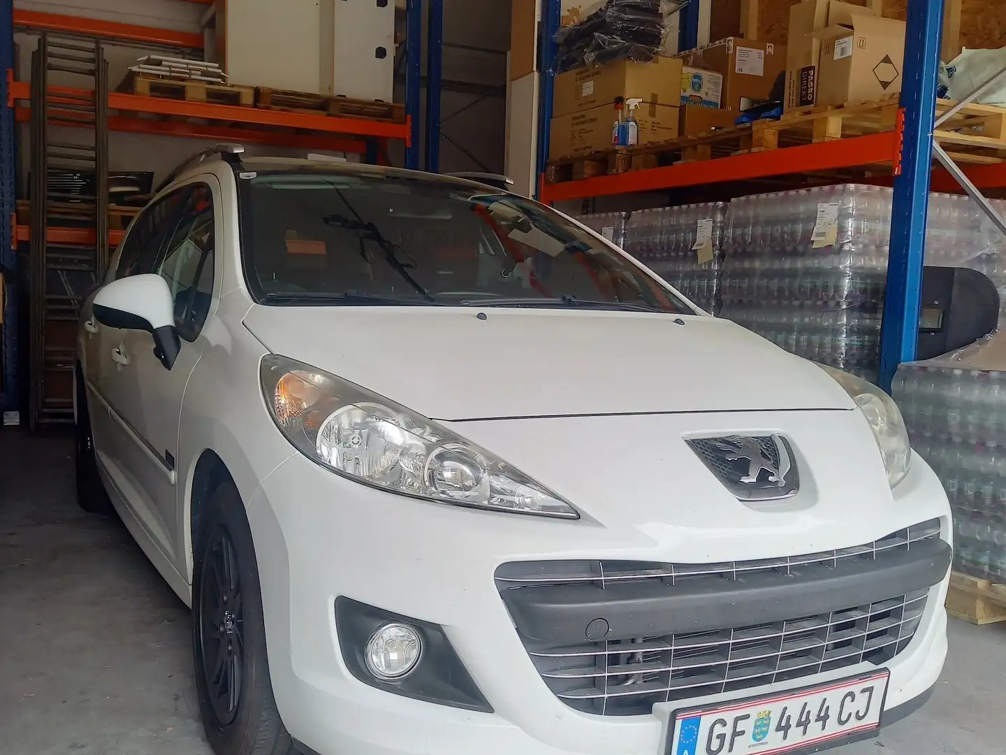 Peugeot 207 1,6 HDi 90 Lion Edition SW Weiß - 1