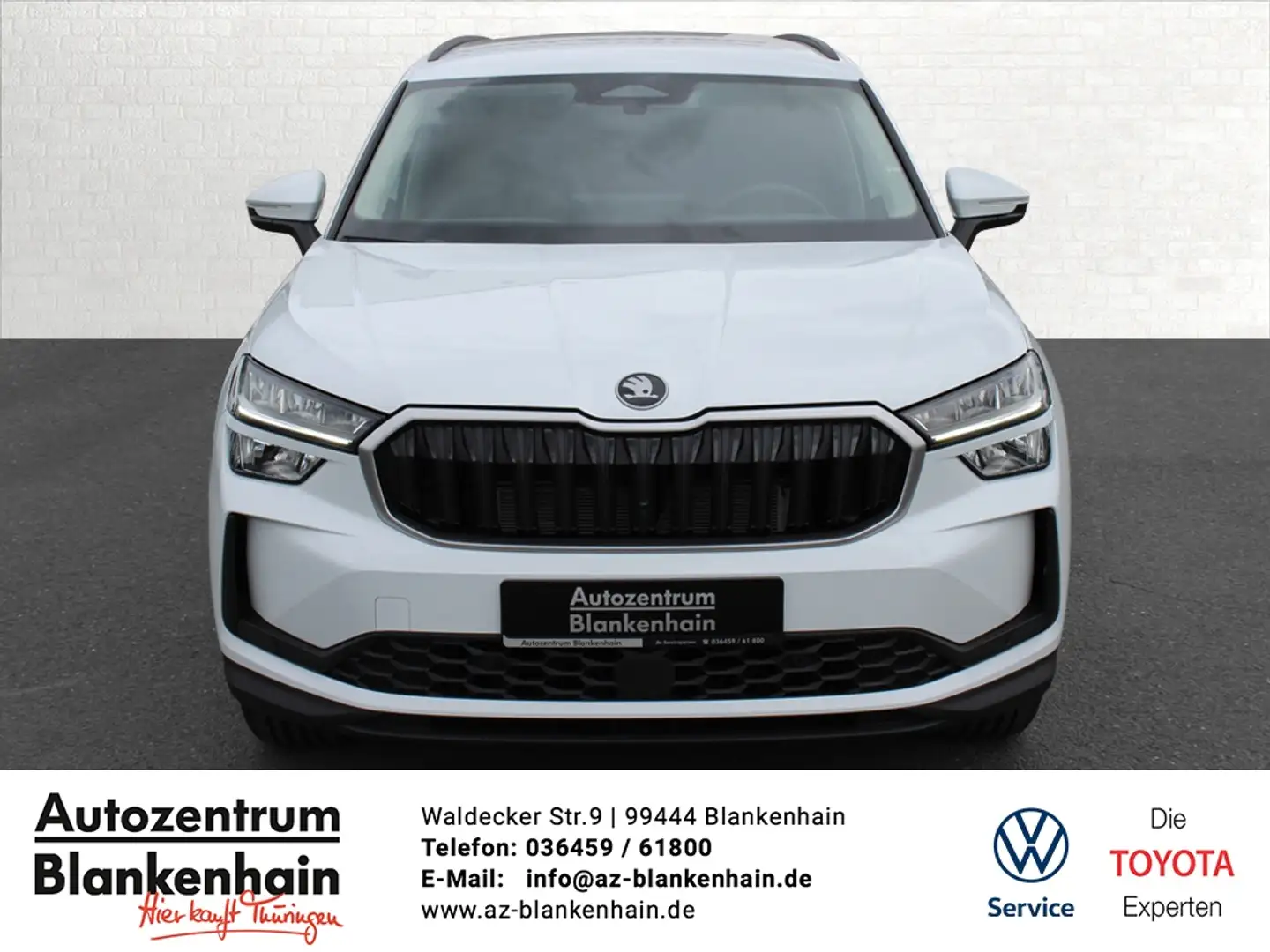 Skoda Kodiaq 1,5 TSI Selection AHK*Navi*ACC*Kamera Weiß - 2
