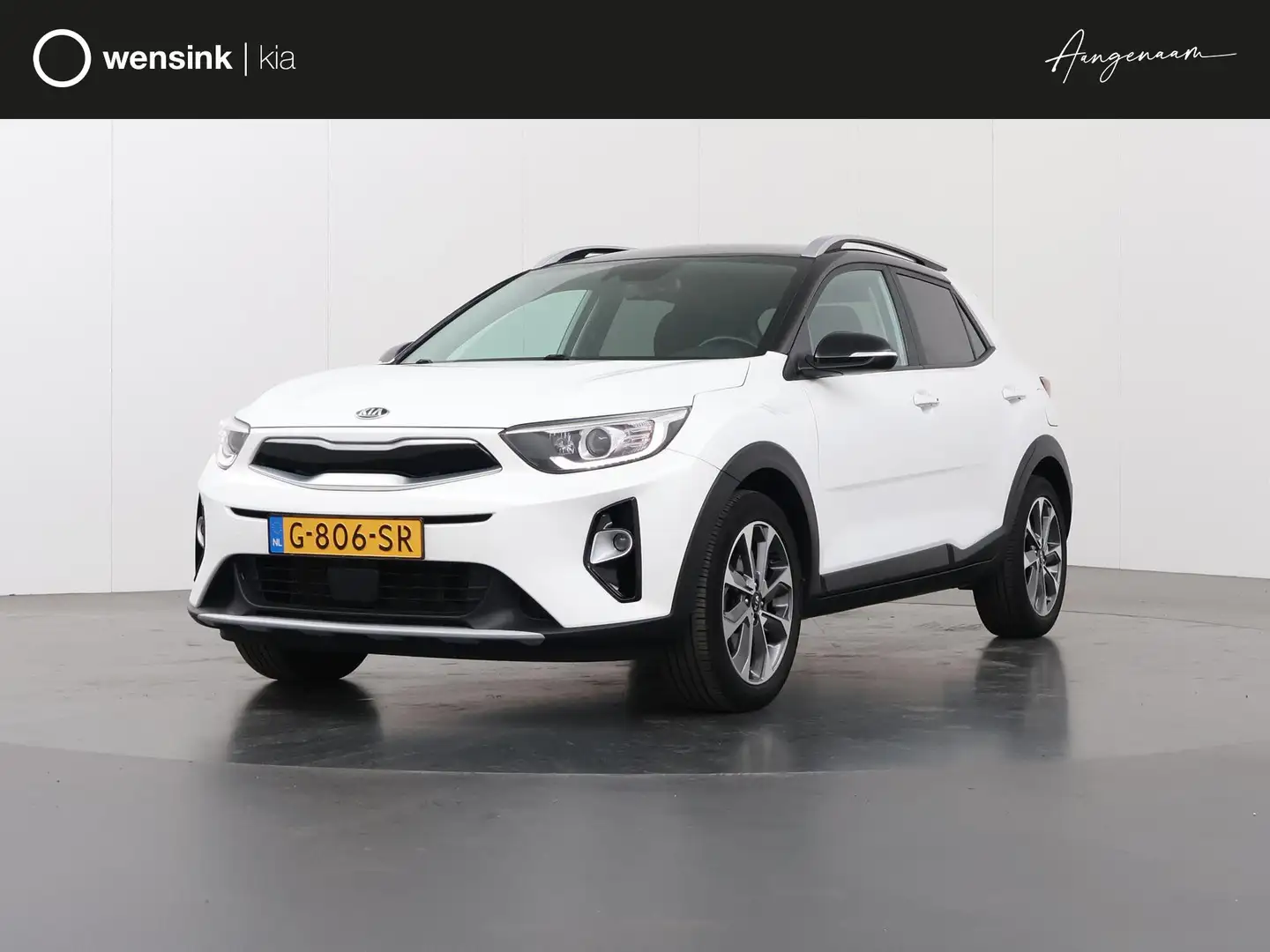 Kia Stonic 1.0 T-GDi DynamicPlusLine | Navigatiesysteem | Par Blanc - 1