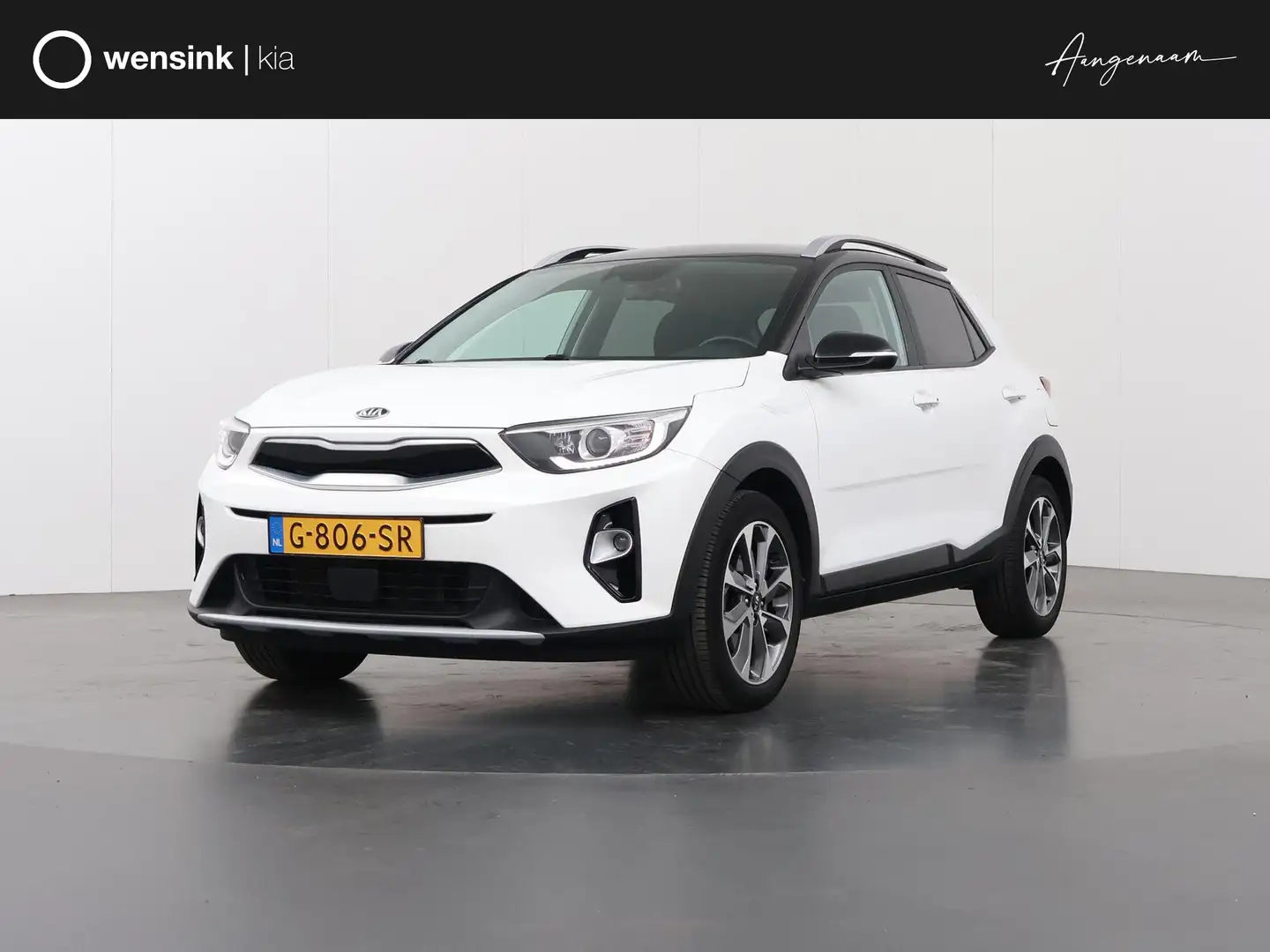 Kia Stonic 1.0 T-GDi DynamicPlusLine | Navigatiesysteem | Par Wit - 1
