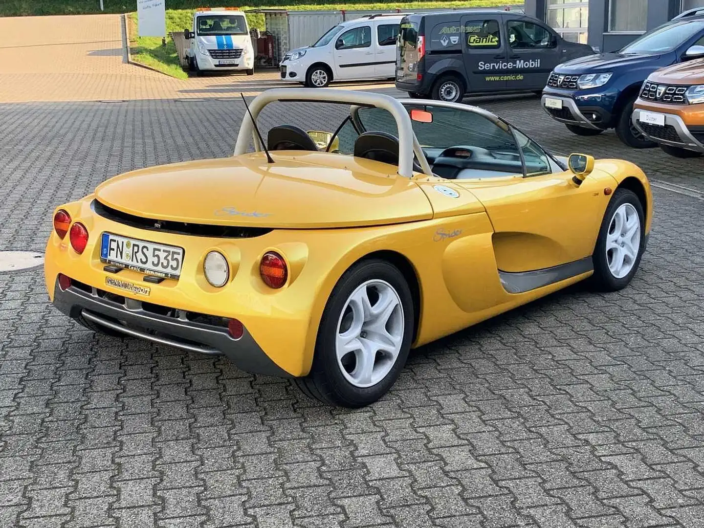 Renault Spider Sport 2.0 Windschutz-Scheibe 1. Hand Gelb - 2