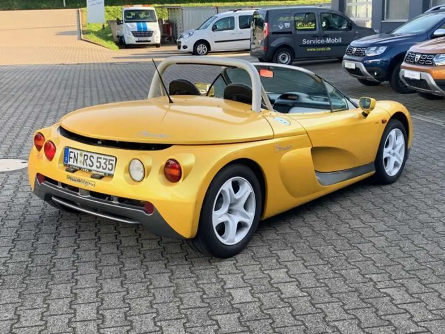 Renault Spider Sport 2.0 Windschutz-Sc heibe 1. Hand Gelb - 2