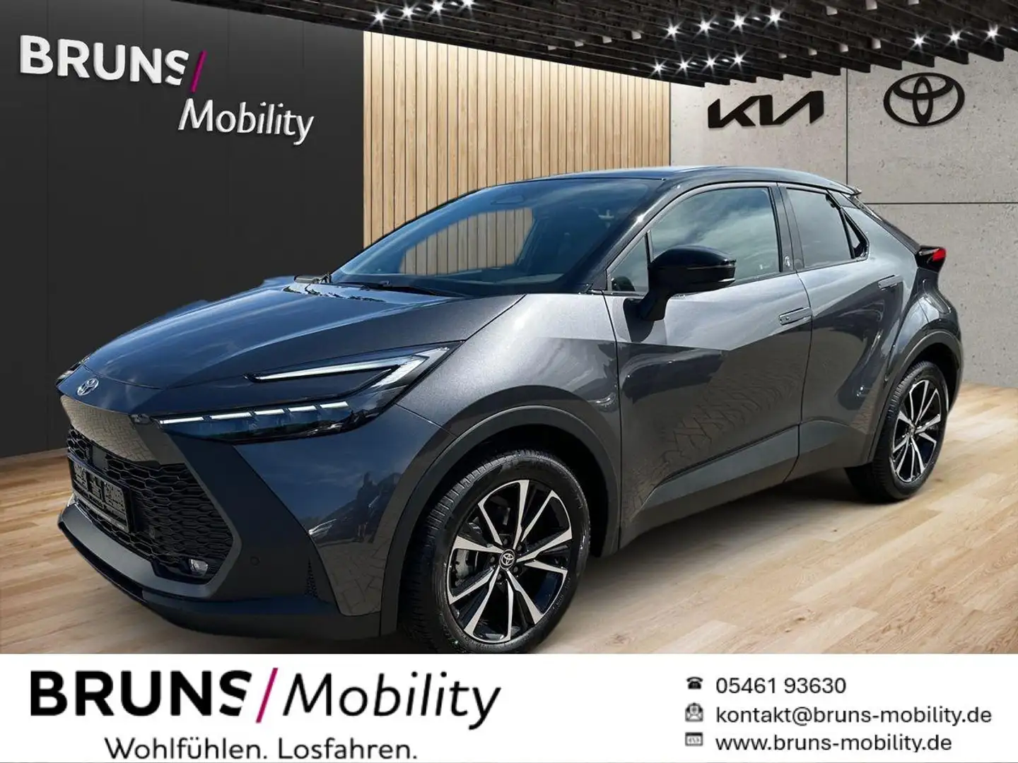 Toyota C-HR 2.0 HYB TEAM D Technik Gri - 1