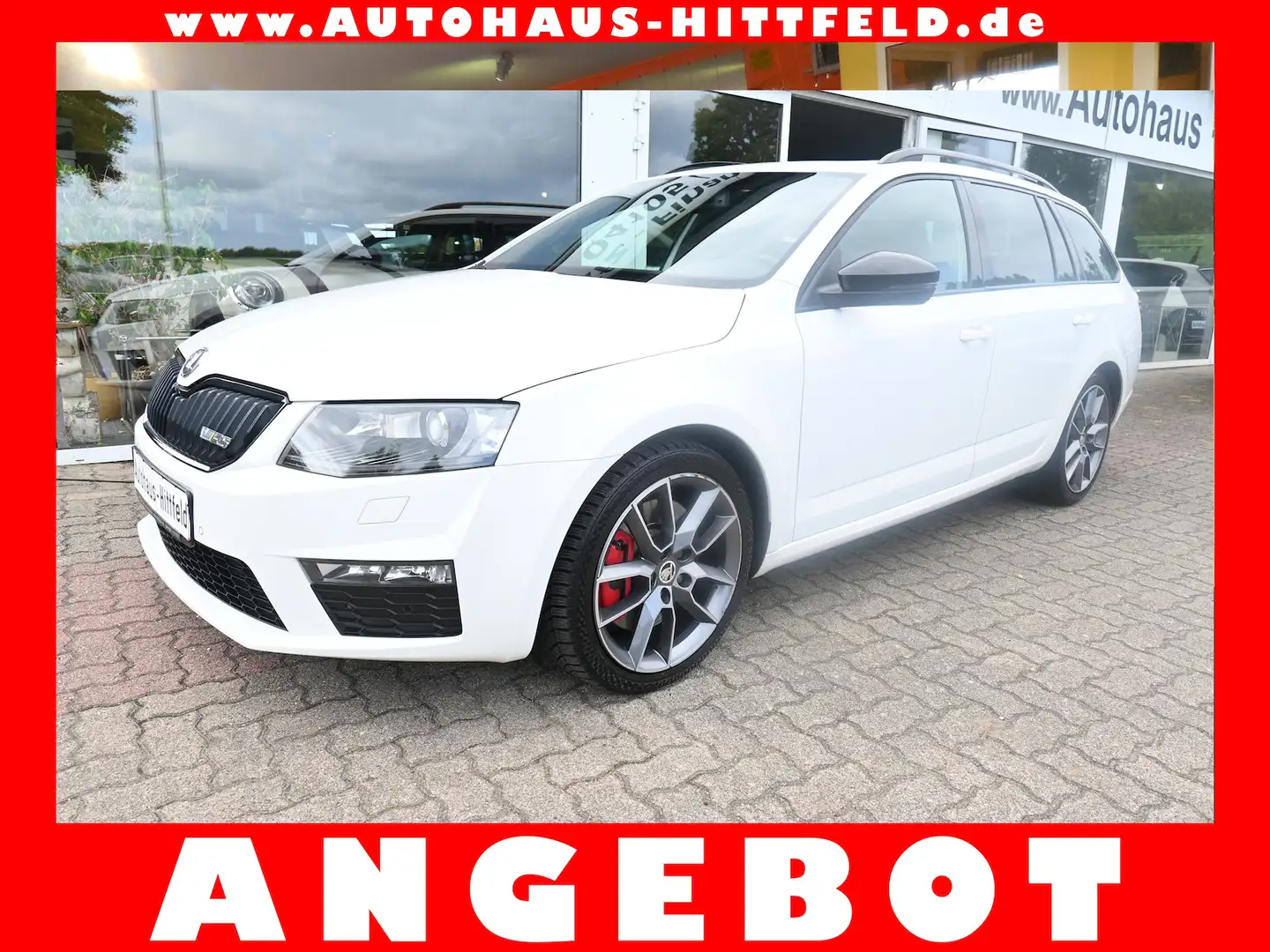 Skoda Octavia 2.0 TSI RS combi DSG Navi Leder Pano Alu Blanc - 1