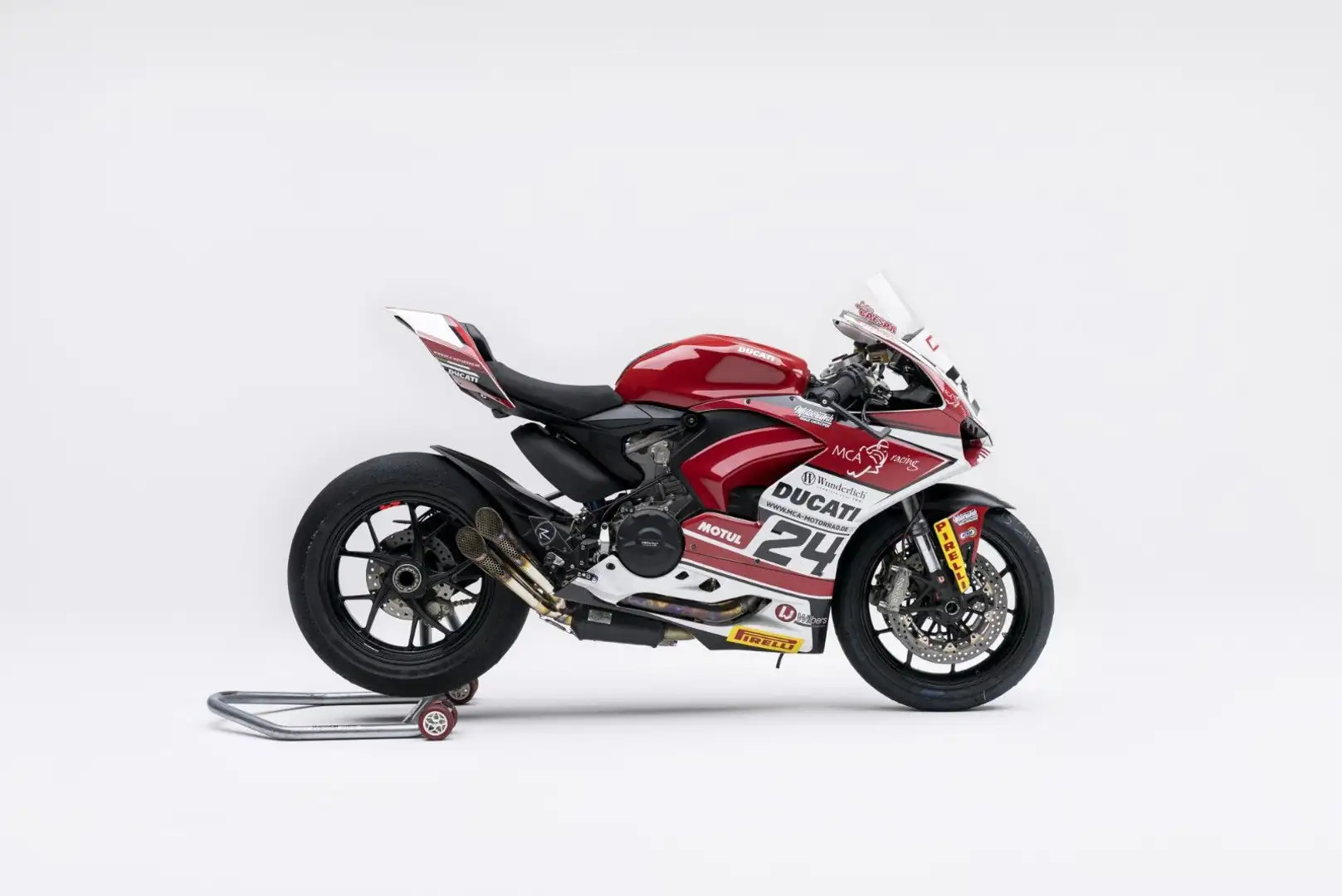 Ducati V2 Panigale IDM Rennmotorrad Rot - 1