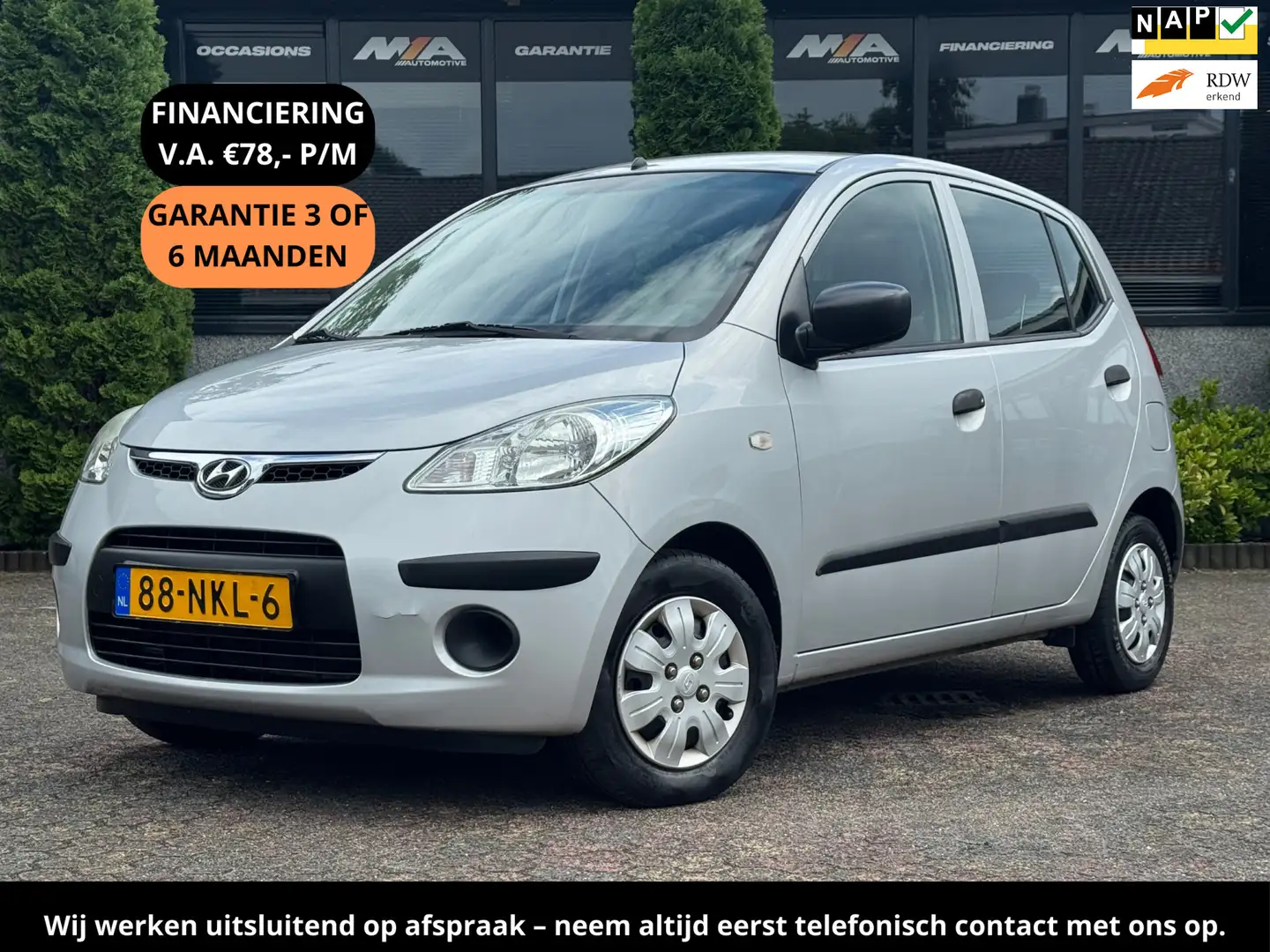 Hyundai i10 1.1 Active Cool | 5-Deurs | Airco | 1E EIG Grijs - 1