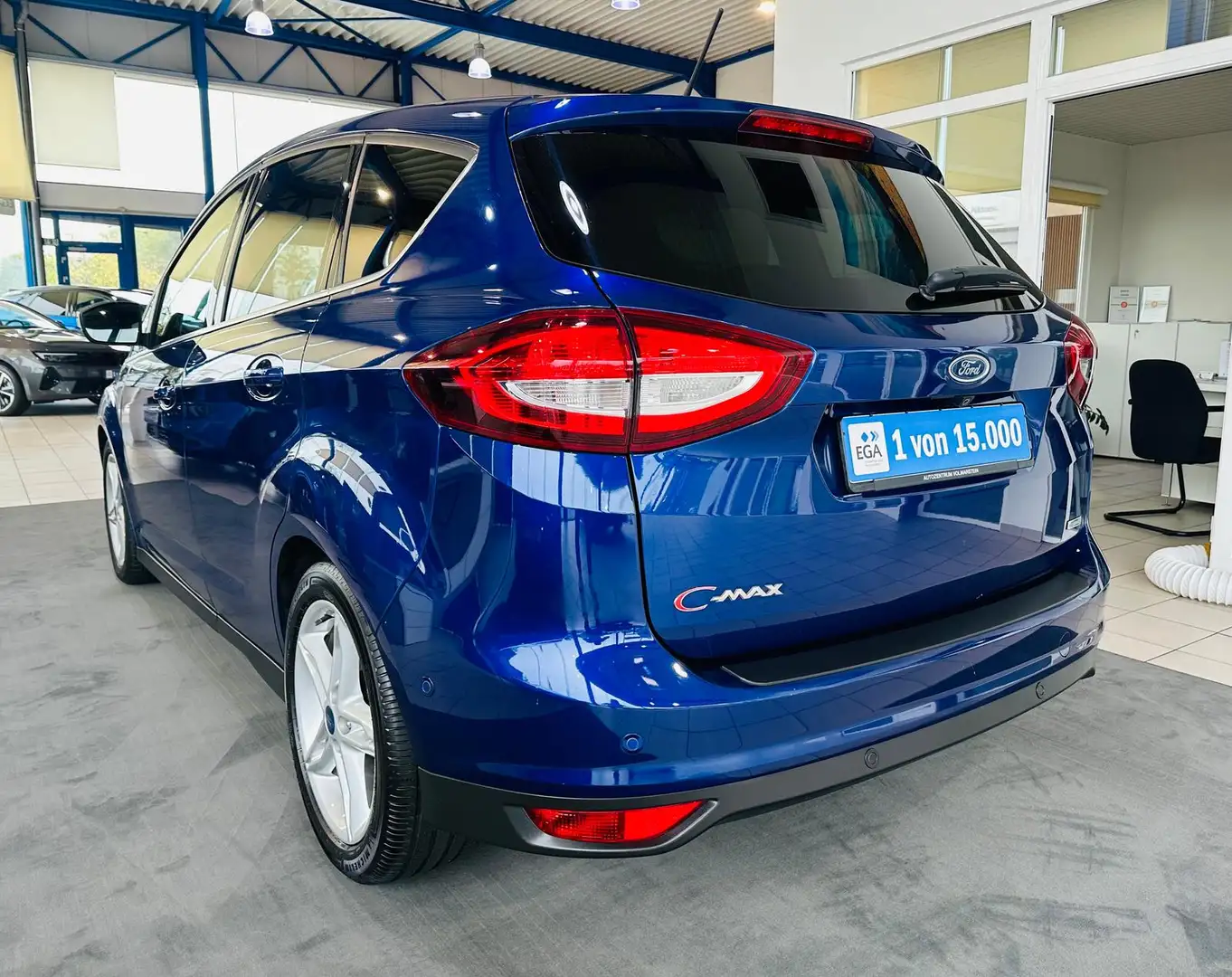 Ford C-Max 1.0 EB Titanium Nav Xenon Kam PDC v+h Sony Blau - 2