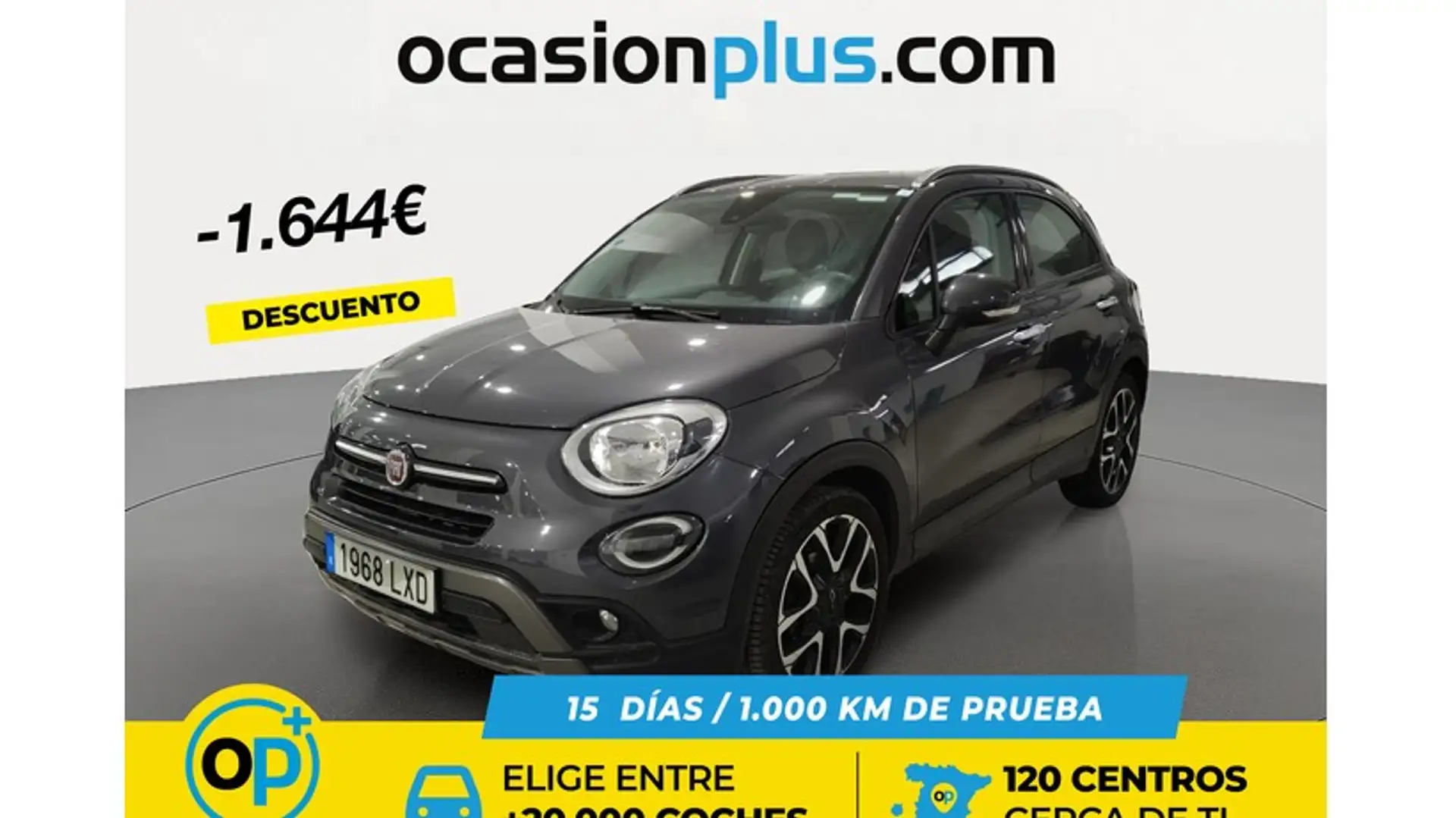Fiat 500X 1.6Mjt S&S Cross 97kW Gris - 1