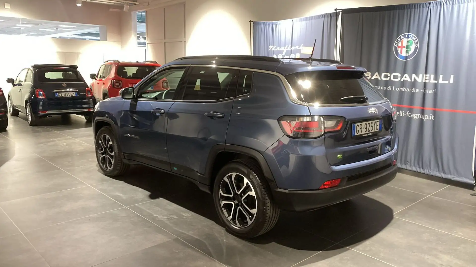 Jeep Compass 1.5 Turbo T4 130CV MHEV 2WD Limited Kék - 2