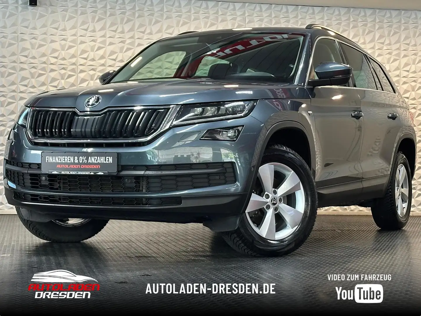 Skoda Kodiaq 1.5TSI DRIVE 125 YEARS* LED#AHK#ACC#NAVI Szary - 1