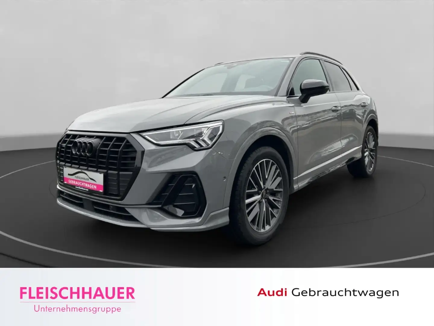 Audi Q3 S line 40 TFSI quattro DSG+LEDER+SHZ+LED Grau - 1