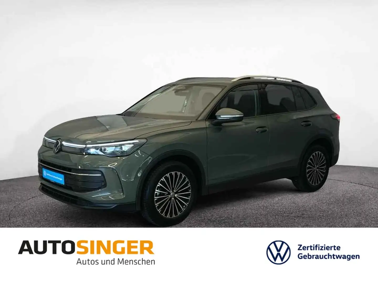 Volkswagen Tiguan Life 1.5 eTSI DSG *AHK*LED*ACC*NAVI*R-CAM Grün - 1