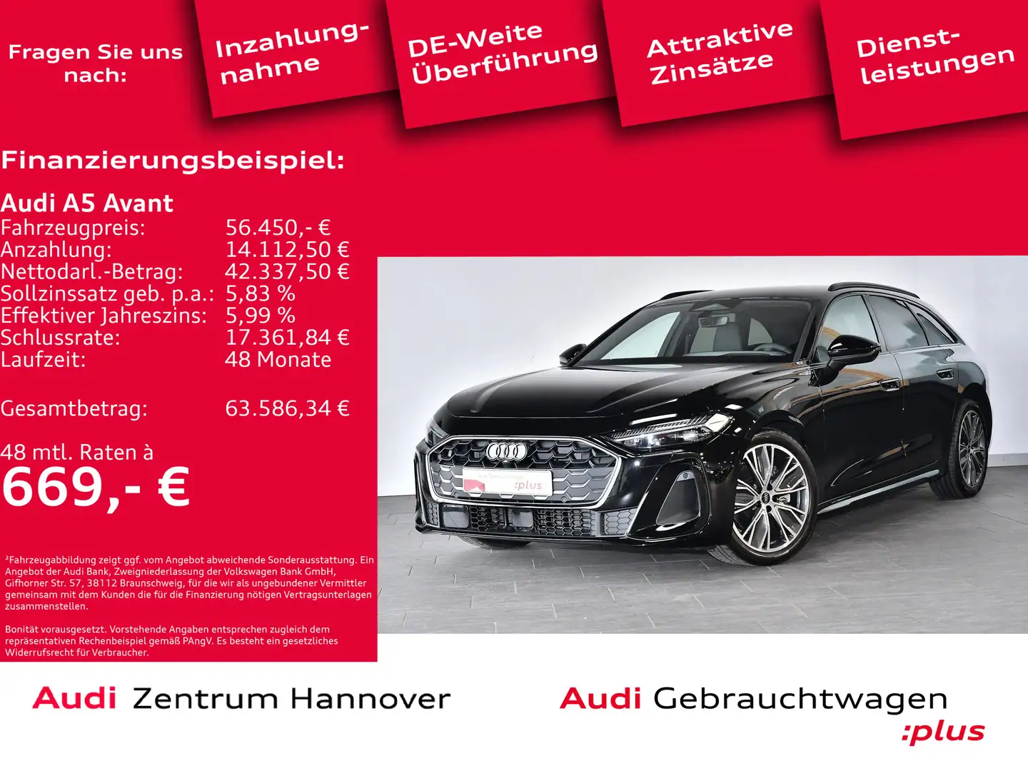 Audi A5 TDI quattro Head-Up Matrix B&O ACC Schwarz - 1