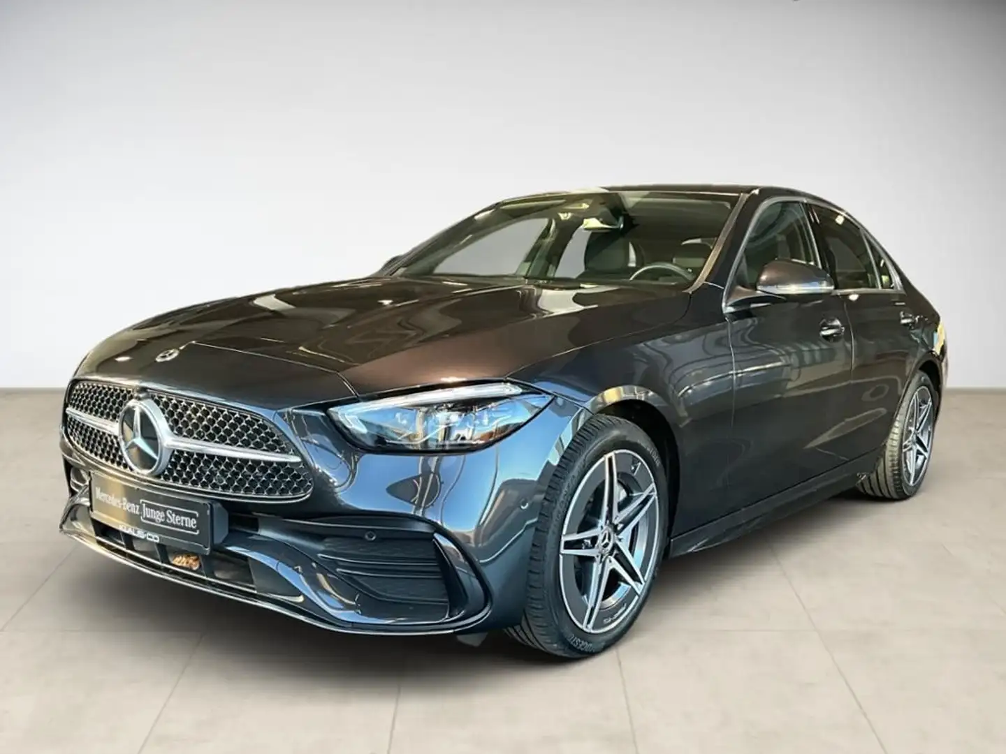 Mercedes-Benz C 220 d AMG Advance AUT Kam. KeyLess KlimaA LED Grau - 1