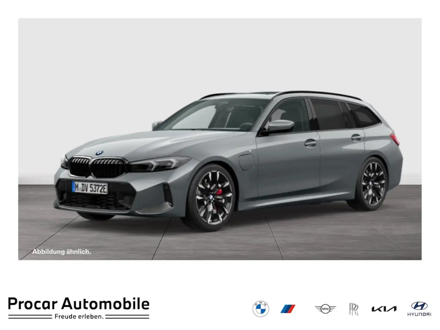 BMW 330 e M Sport Pro 19" PANO AHK 360° ACC 0,5% Grau - 1