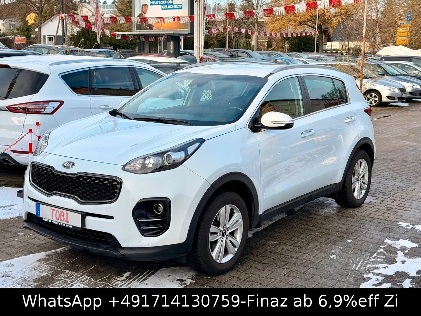 Kia Sportage Dream Team 2WD-NAVI-TEMP-SHZG-MFL-ALU- Weiß - 1