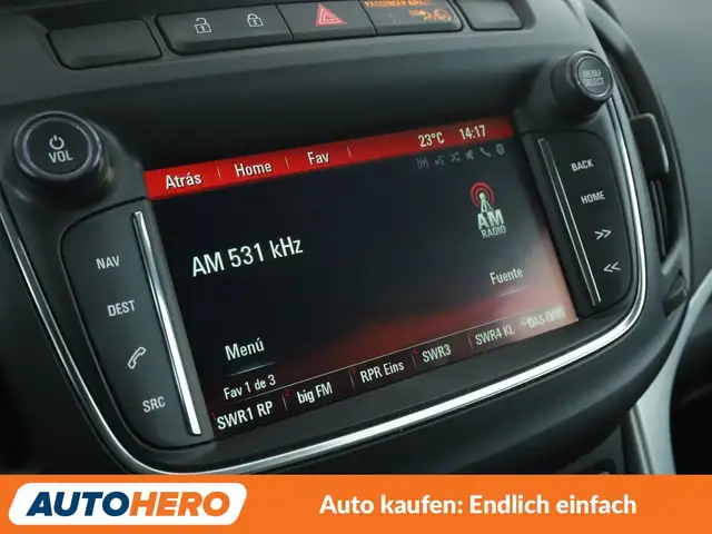 Opel Zafira Tourer view 21