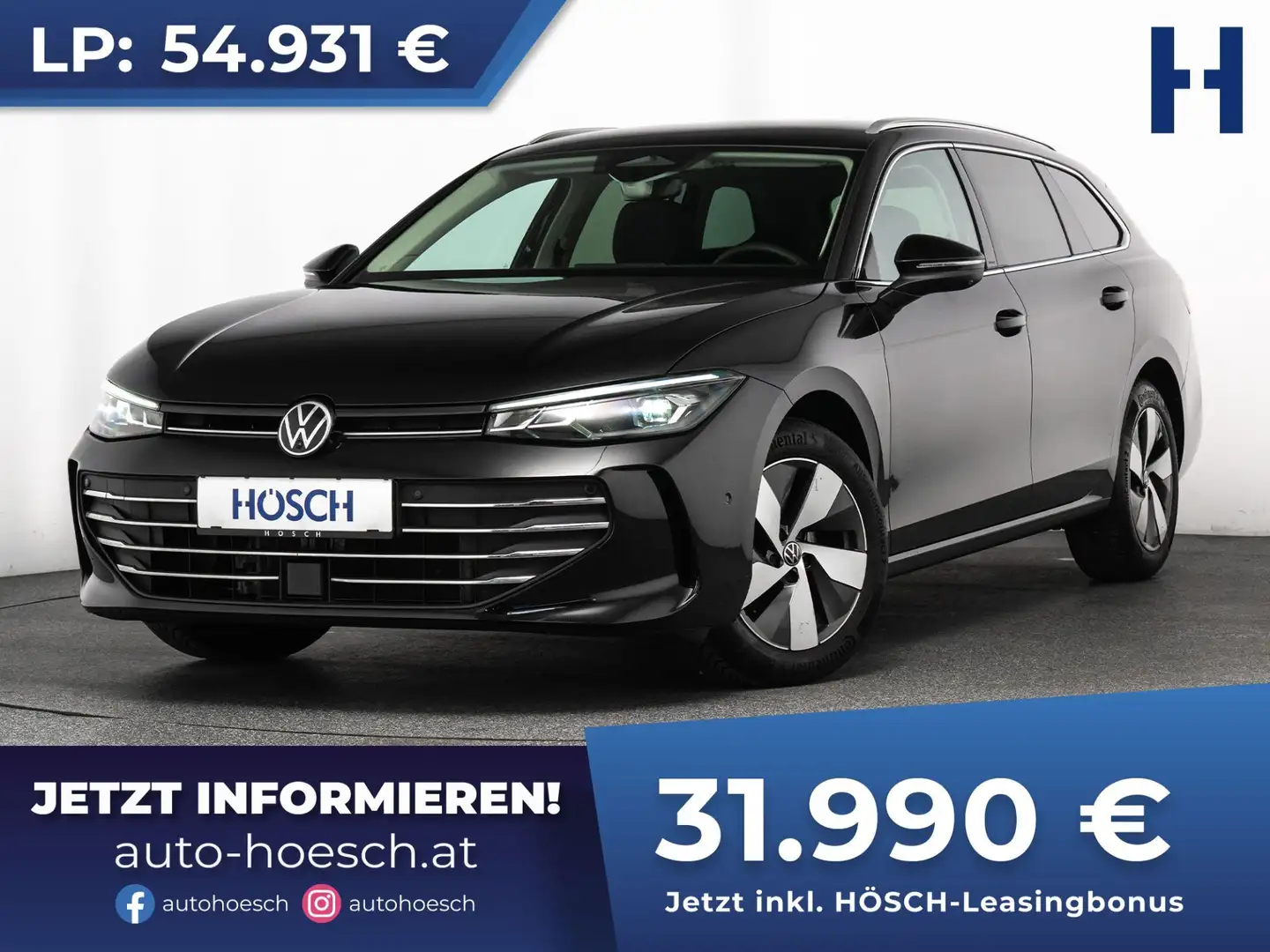 Volkswagen Passat Variant eTSI Business Aut. AHK 360° WINTER ASSISTENZ +++ Schwarz - 1