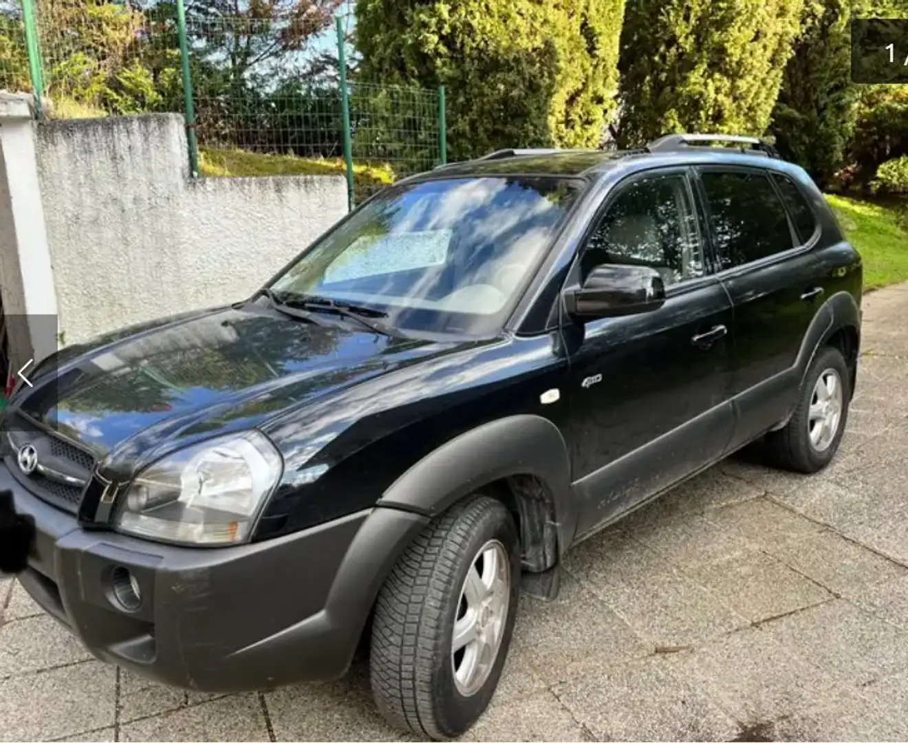 Hyundai TUCSON Tucson I 2004 2.0 cvvt Dynamic 4wd Negru - 1