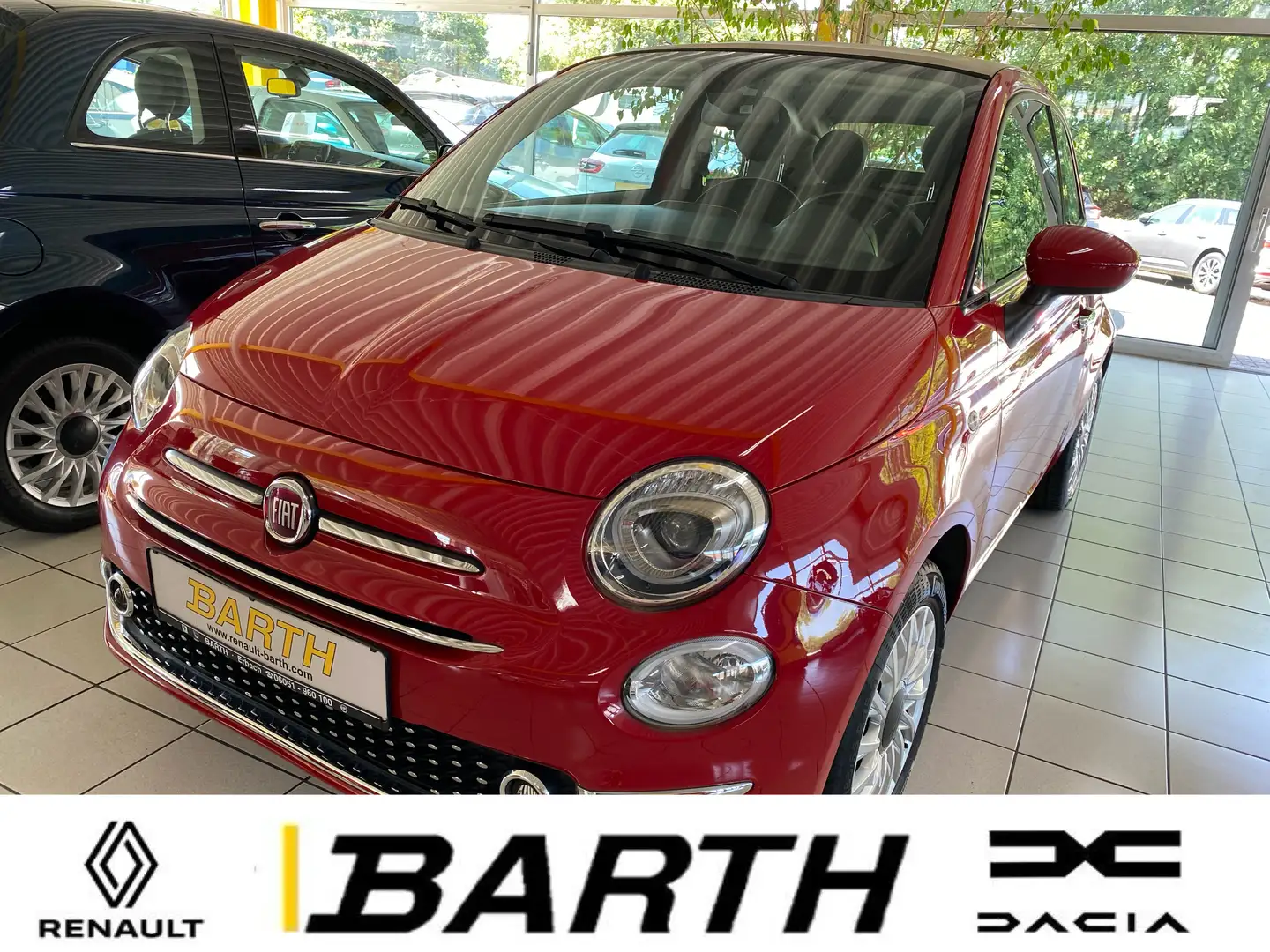 Fiat 500C Lounge Rot - 1