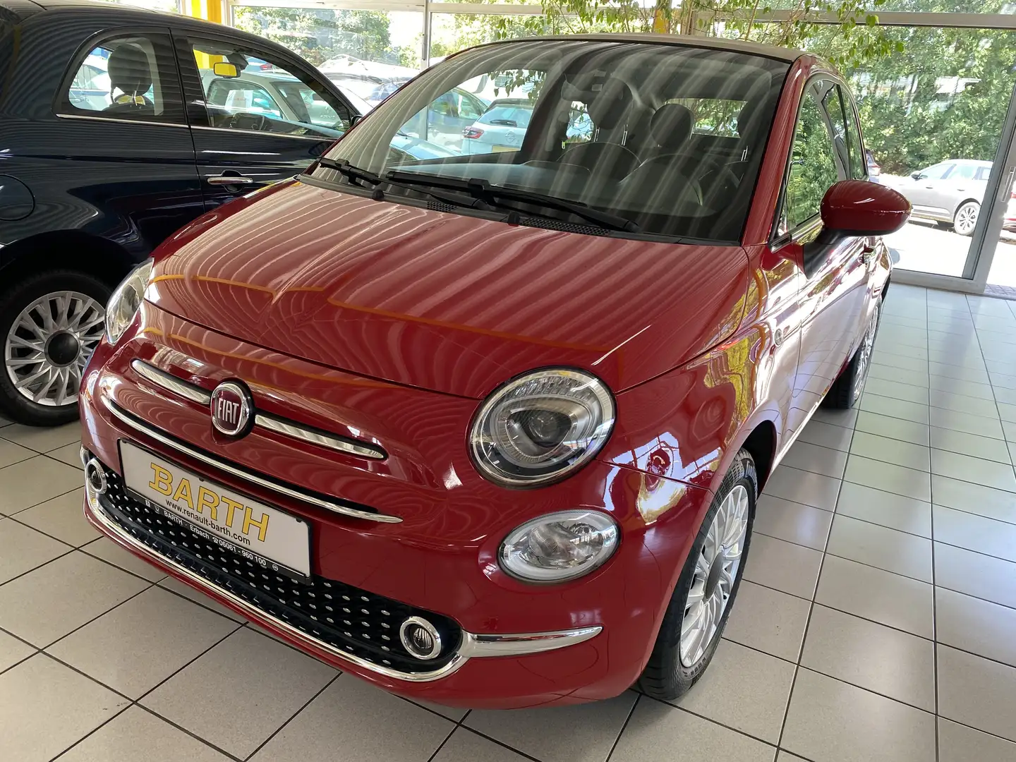 Fiat 500C Lounge Rot - 2