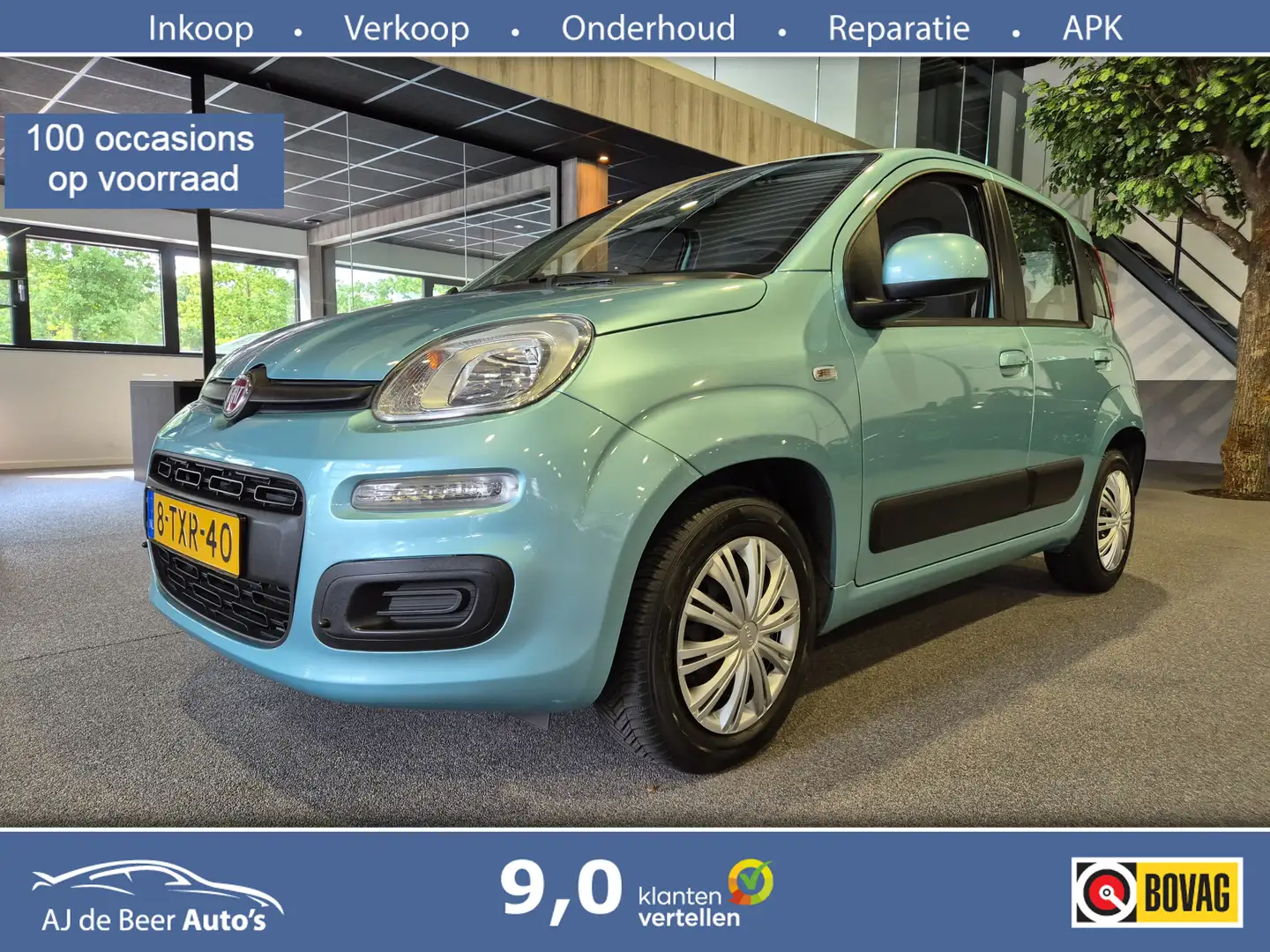 Fiat Panda 0.9 TwinAir Edizione Cool Airco | NAP | Metallic | Bleu - 1