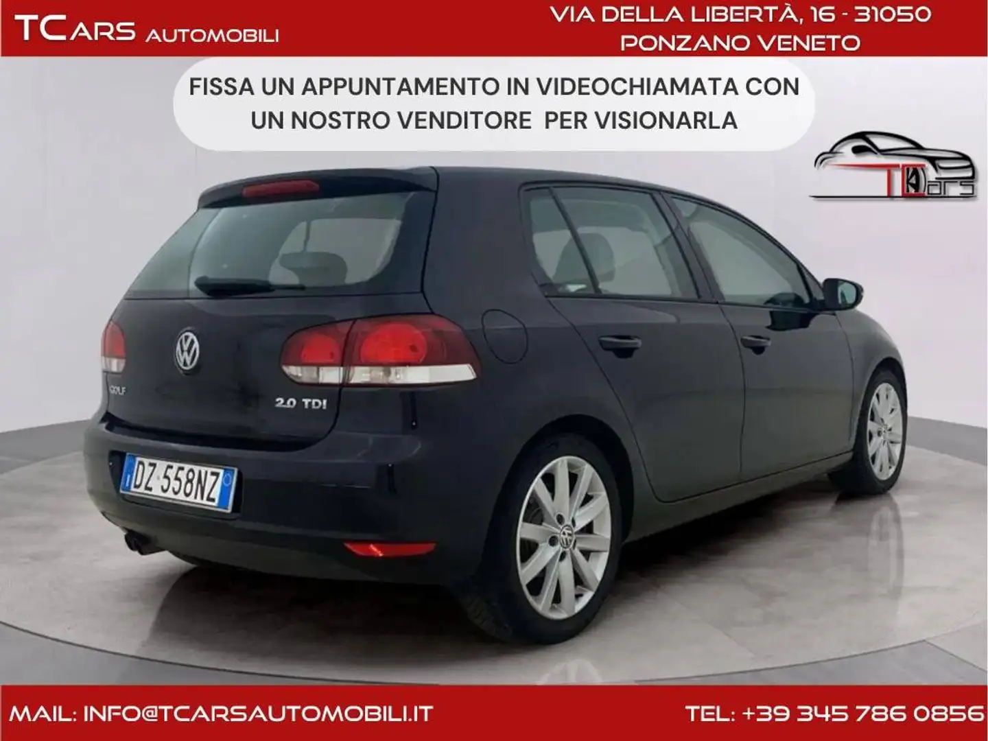 Volkswagen Golf 2.0 CAMBIO AUTOMATICO DSG - NEOPATENTE Nero - 1