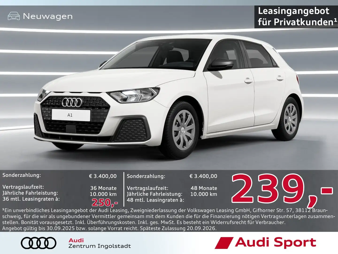 Audi A1 Sportback 30 TFSI MAPS,SHZ UPE 26.945,- Blanco - 1