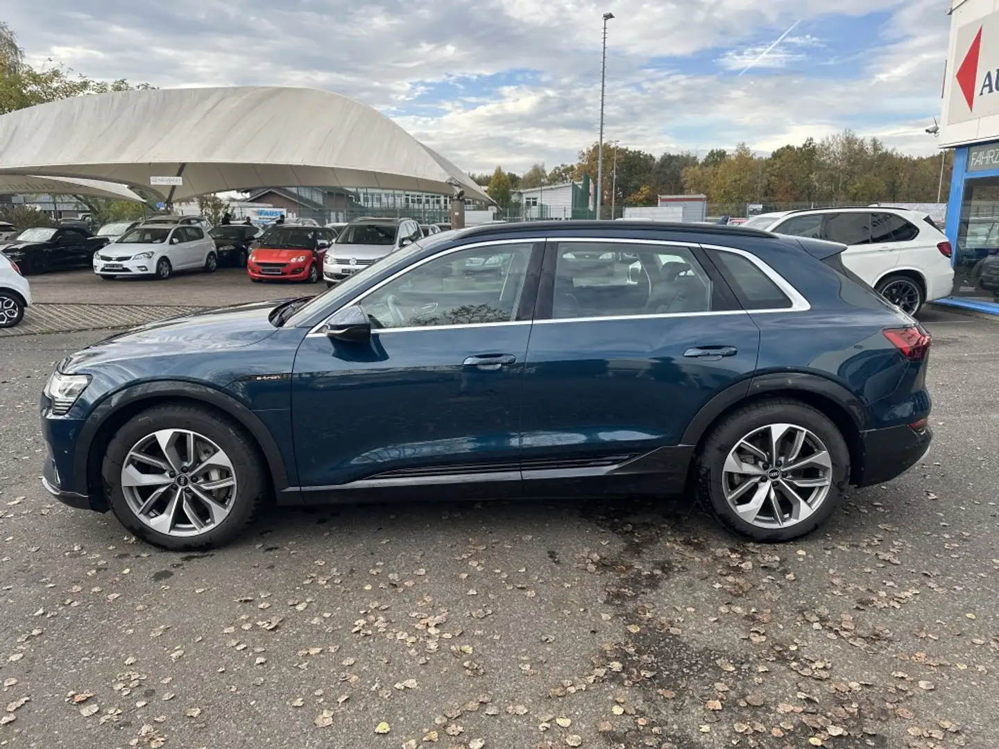 Audi e-tron 55 QUATTRO HEAD UP PANO LEDER ACC AHK Bleu - 2