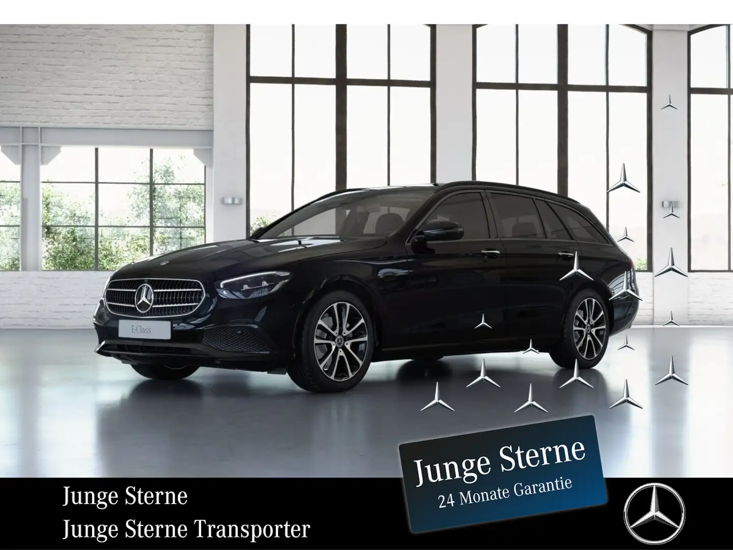 Mercedes-Benz E 220 d T *AVANTGARDE*NIGHT*SHZ*PANO*360°*MBUX* Noir - 1