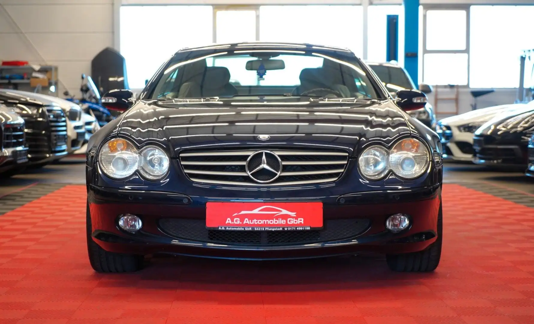 Mercedes-Benz SL 350 Roadster *LPG*Xenon*Navi*Keyless-Go*Bose* Blauw - 2