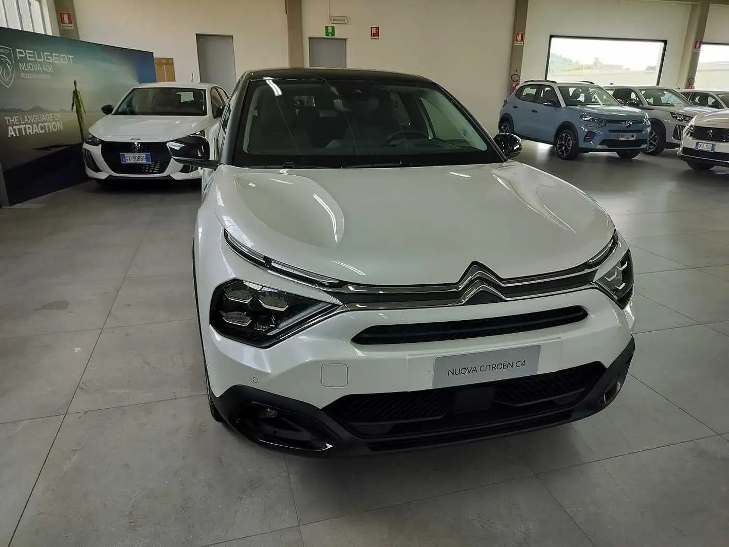 Citroen C4 e-C4 motore elettrico 136 CV Shine Bianco - 1
