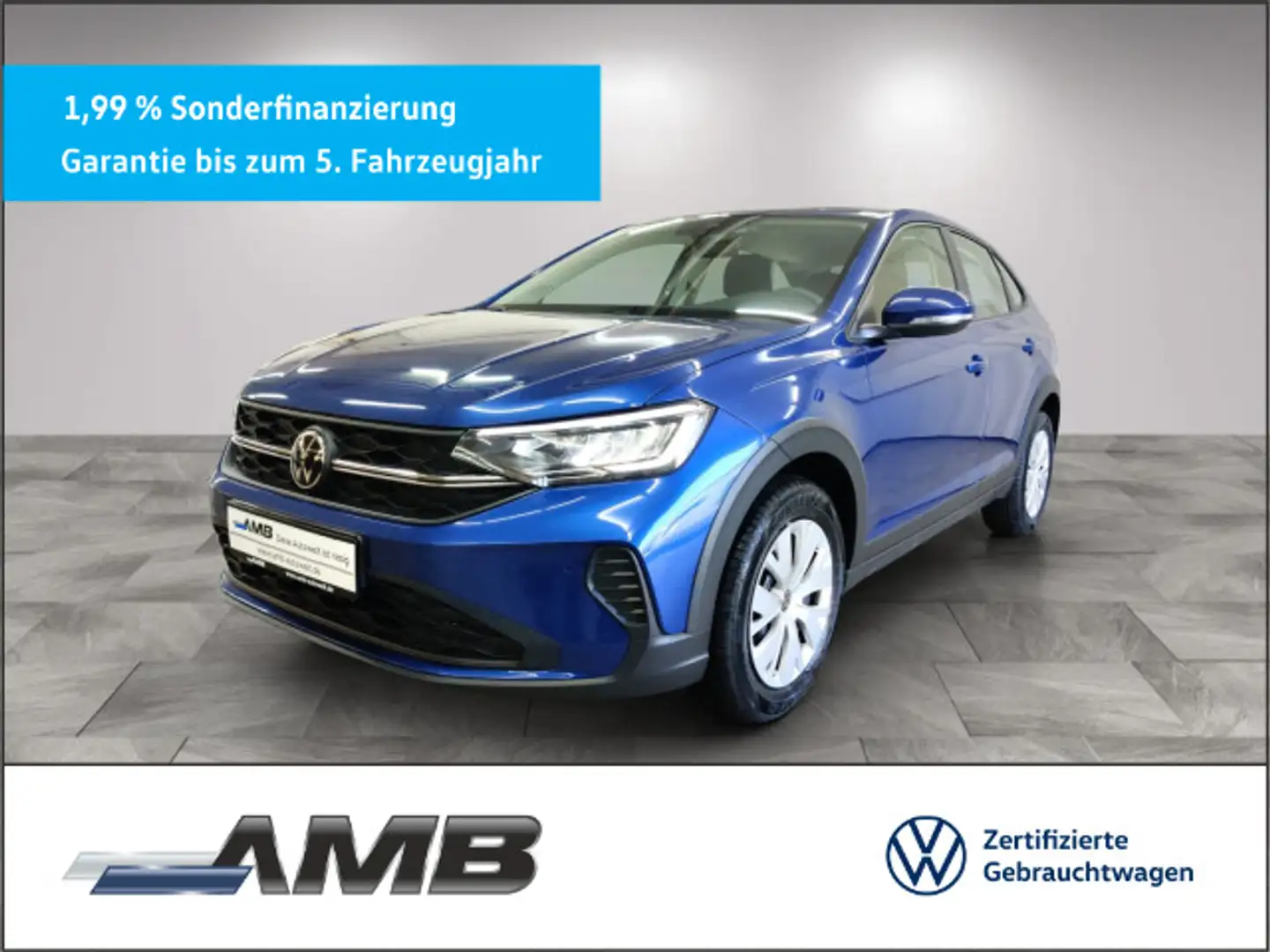 Volkswagen Taigo 1.0 TSI LED/Sitzhzg/var.Ladeboden/09.29Gar Blau - 1