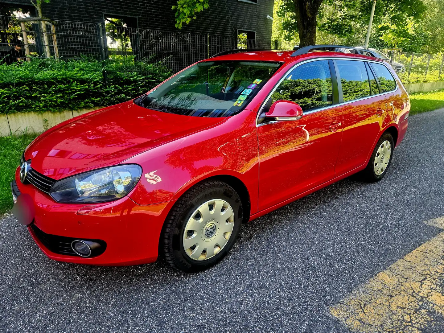 Volkswagen Golf Variant 1.6 TDI Tüv 02.27 Klima 4xInjektor Neu PDC COC Piros - 1