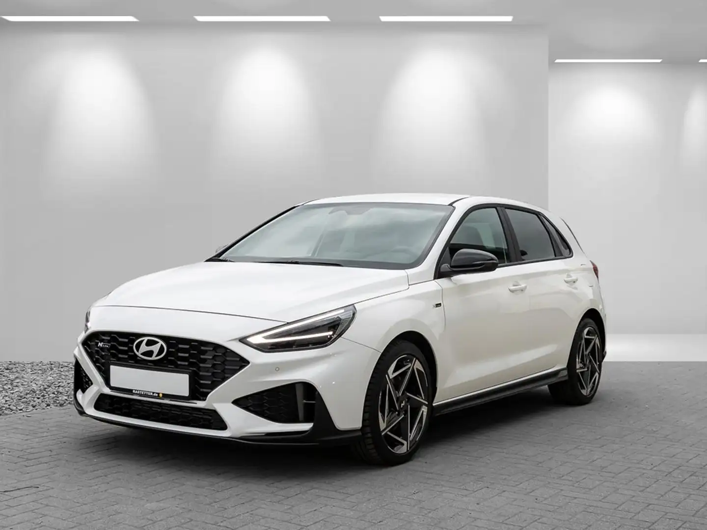 Hyundai i30 T-GDI 48V DCT N Line 5Jahre+Navi+virtCP+Kamera+SHZ Blanc - 2