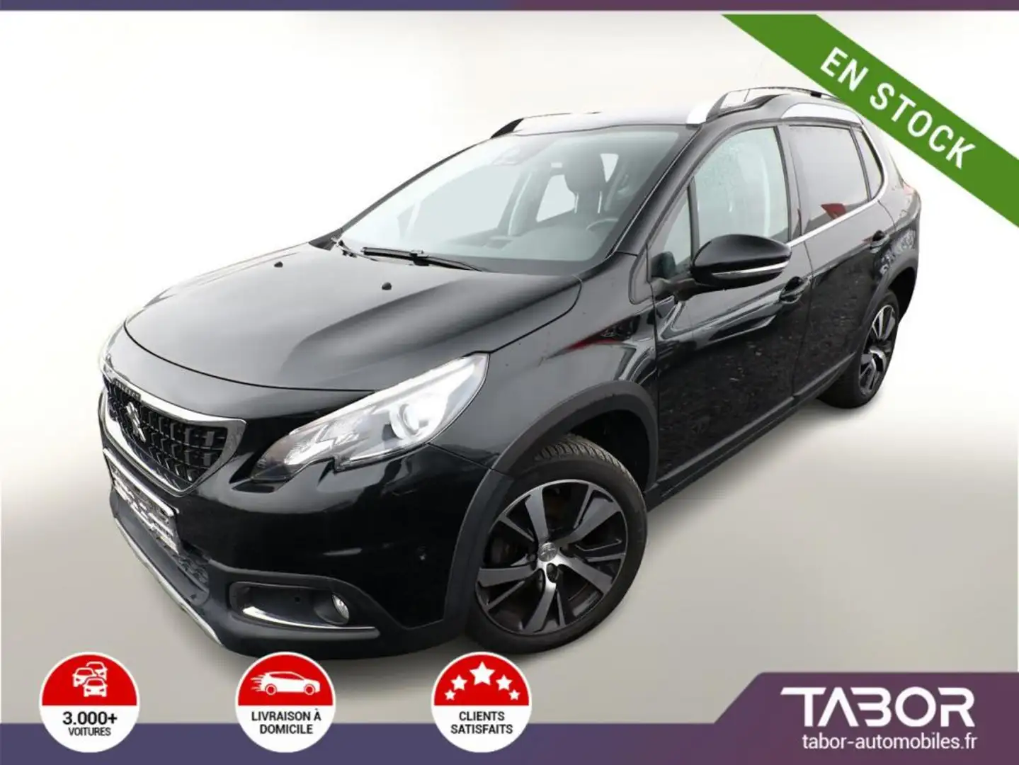 Peugeot 2008 1.2 PT 130 Allure ParkAs Kam Pano Noir - 1