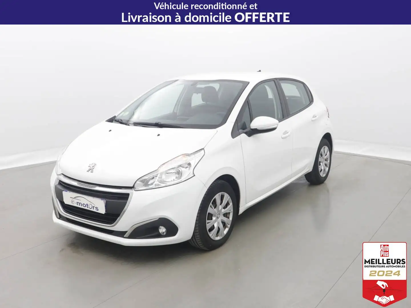 Peugeot 208 BlueHDI 100 Premium Pack 2PL Blanc - 1