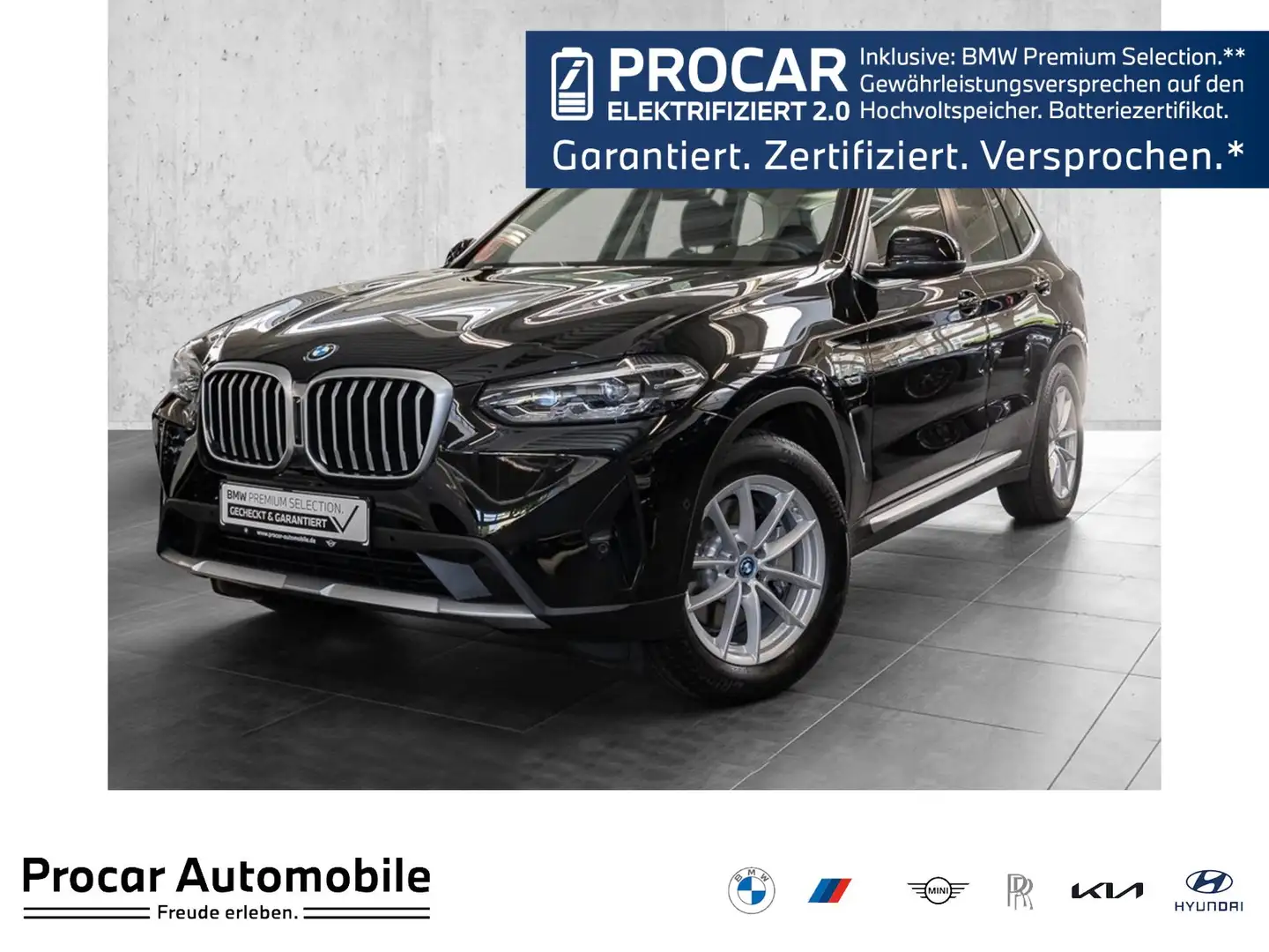 BMW X3 xDrive30e DAB LED WLAN RFK Parkassistent Shz Schwarz - 1
