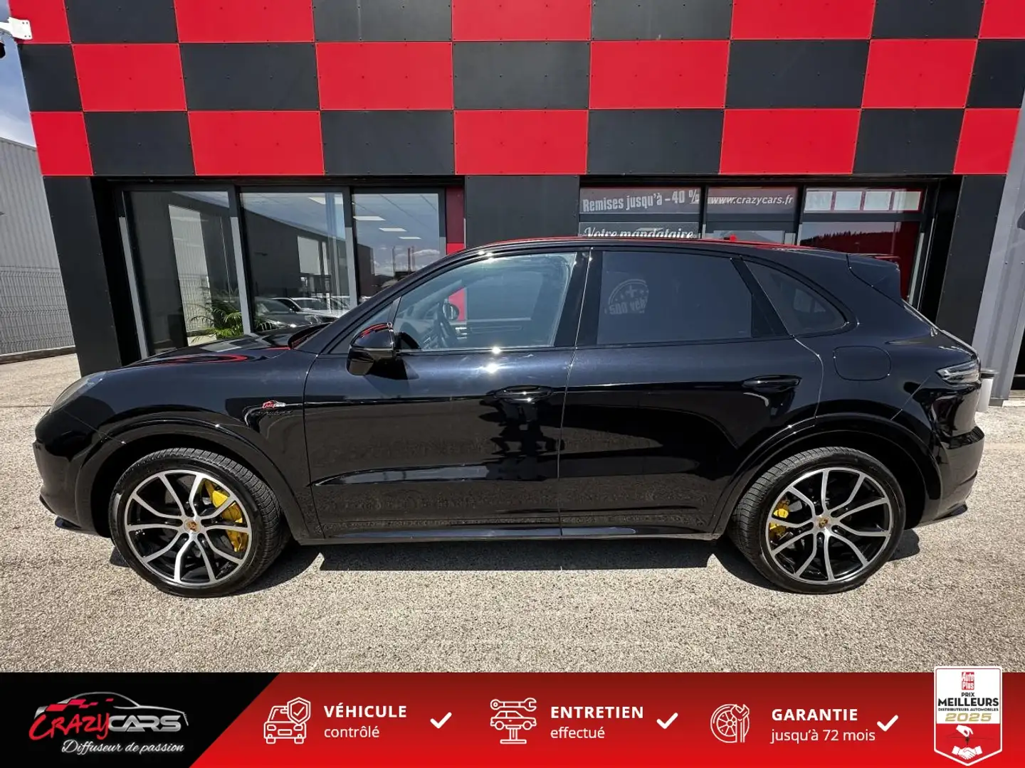 Porsche Cayenne 4.0 V8 680 Turbo S E-Hybrid  1ere main FRANCAIS Ga Negru - 2